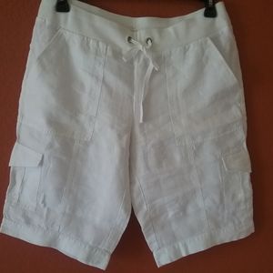 Eileen Fisher, linen shorts